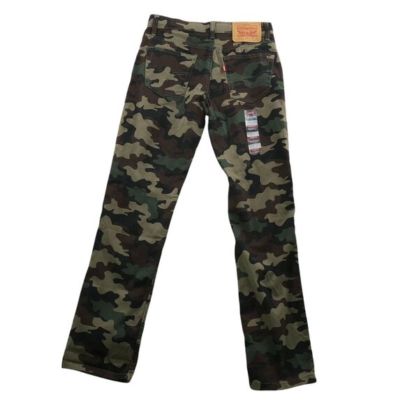 Levis Womens Jeans Size 14 502 Slim Straight Camo Classic Casual Streetwear Y2K - Picture 2 of 16
